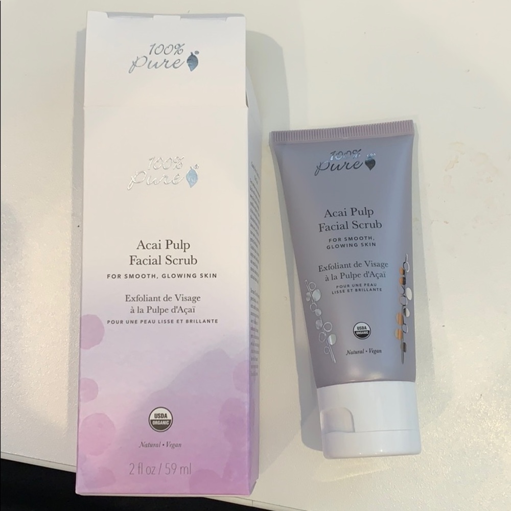 SOLD Organic 100% pure Açaí Pulp Facial Scrub